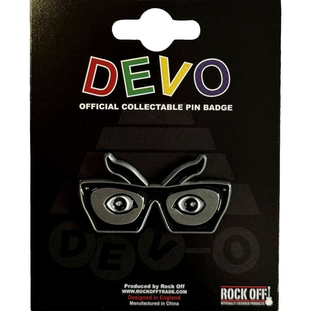 DEVO ディーヴォ - Oh, No! Glasses / メタル・ピンバッジ / バッジ