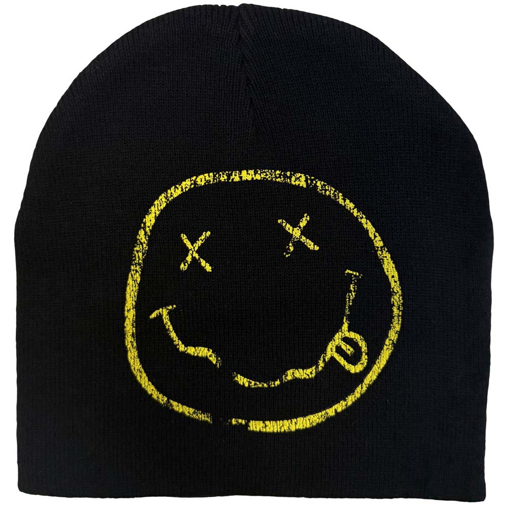 
                  
                    NIRVANA ニルヴァーナ (Nevermind 35周年 ) - Happy Face / バックプリントあり / ビーニー
                  
                