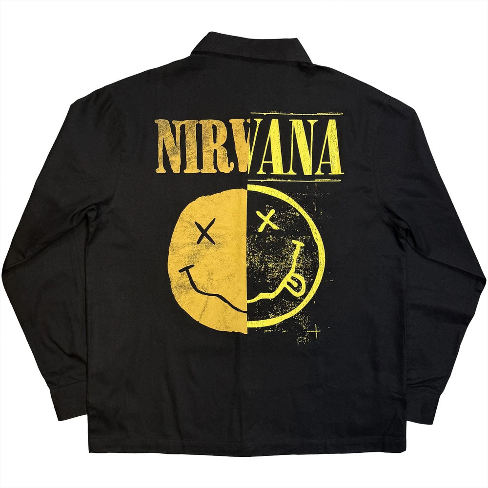 
                  
                    NIRVANA ニルヴァーナ (Nevermind 35周年 ) - Logos Split / バックプリントあり / アウター / メンズ
                  
                