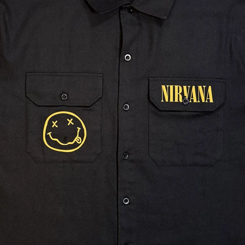 
                  
                    NIRVANA ニルヴァーナ (Nevermind 35周年 ) - Logos Split / バックプリントあり / アウター / メンズ
                  
                
