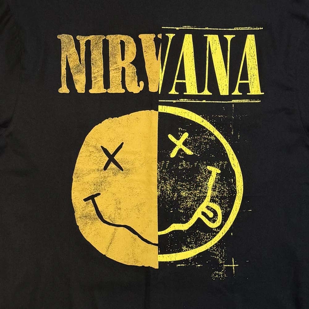
                  
                    NIRVANA ニルヴァーナ (Nevermind 35周年 ) - Logos Split / バックプリントあり / アウター / メンズ
                  
                