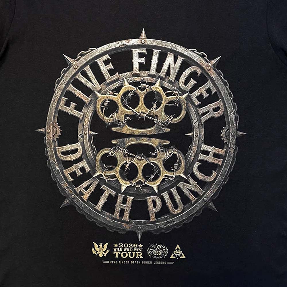 
                  
                    FIVE FINGER DEATH PUNCH ファイヴフィンガーデスパンチ - Knuckles Emblem / Tシャツ / メンズ
                  
                