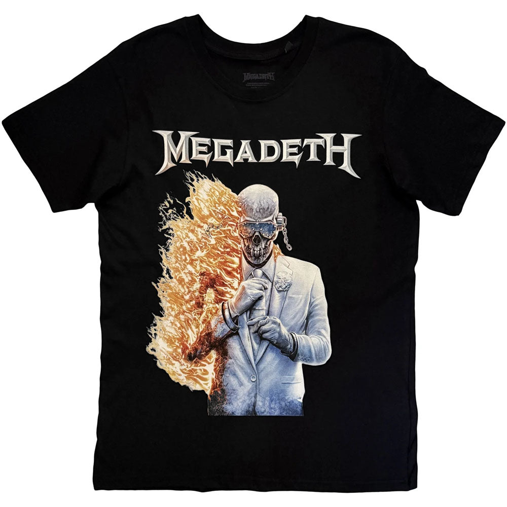 
                  
                    MEGADETH メガデス - White Album Vic Flame / バックプリントあり / Tシャツ / メンズ
                  
                