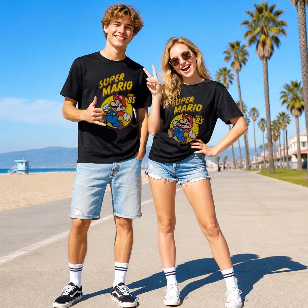 
                  
                    SUPER MARIO スーパーマリオ - RETRO SINCE 85 / Tシャツ / メンズ
                  
                