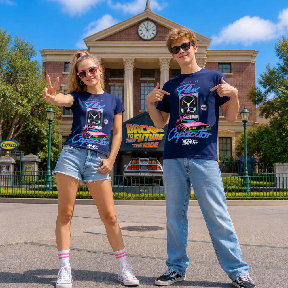 
                  
                    BACK TO THE FUTURE バックトゥザフューチャー - FLUX CAPACITOR / Tシャツ / メンズ
                  
                