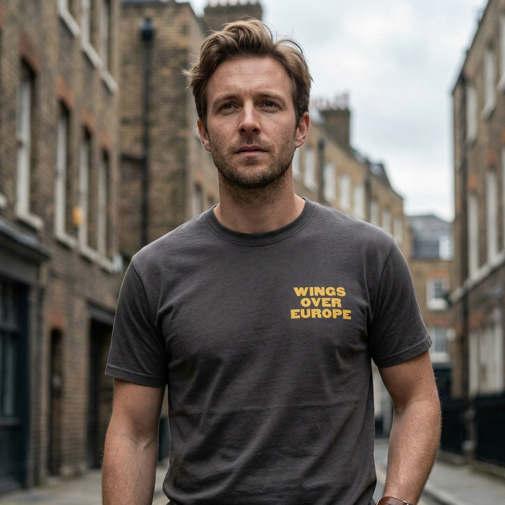 
                  
                    PAUL MCCARTNEY ポールマッカートニー - Wings Over Europe / バックプリントあり / Tシャツ / メンズ
                  
                