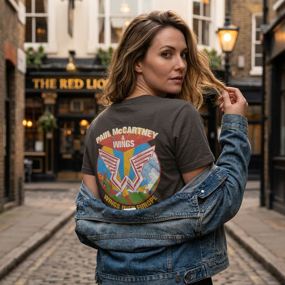 
                  
                    PAUL MCCARTNEY ポールマッカートニー - Wings Over Europe / バックプリントあり / Tシャツ / メンズ
                  
                