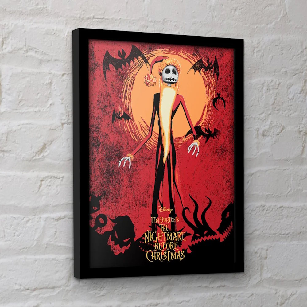 
                  
                    NIGHTMARE BEFORE CHRISTMAS ナイトメアー・ビフォア・クリスマス - Jack Skellington Framed 30x40cm Print / インテリア額
                  
                