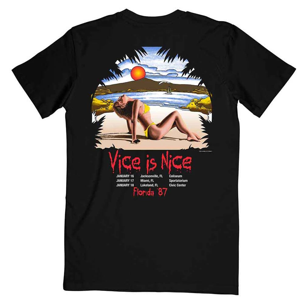 
                  
                    IRON MAIDEN アイアンメイデン (11月 来日 記念 ) - Vice Is Nice / バックプリントあり / Tシャツ / メンズ
                  
                