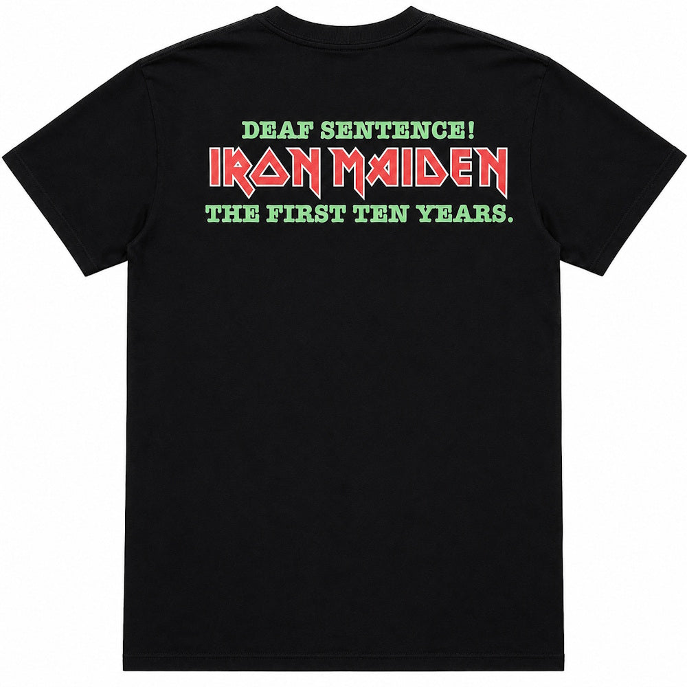 
                  
                    IRON MAIDEN アイアンメイデン (11月 来日 記念 ) - Deaf Sentence / バックプリントあり / Tシャツ / メンズ
                  
                