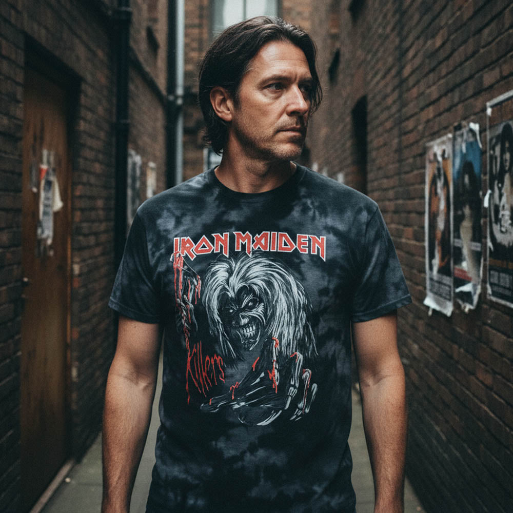 
                  
                    IRON MAIDEN アイアンメイデン (11月 来日 記念 ) - Ed Kills Again / タイダイ / Tシャツ / メンズ
                  
                