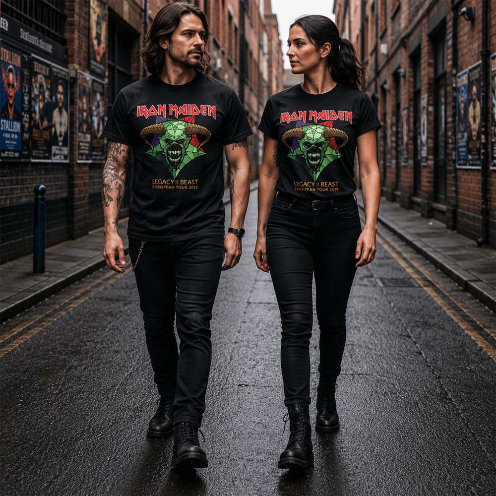 
                  
                    IRON MAIDEN アイアンメイデン (11月 来日 記念 ) - Legacy of the Beast Tour / バックプリントあり / Tシャツ / メンズ
                  
                