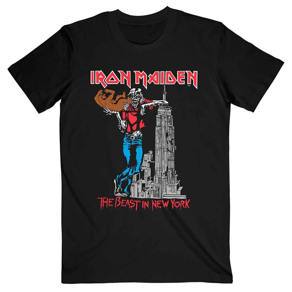 
                  
                    IRON MAIDEN アイアンメイデン (11月 来日 記念 ) - The Beast In New York / バックプリントあり / Tシャツ / メンズ
                  
                