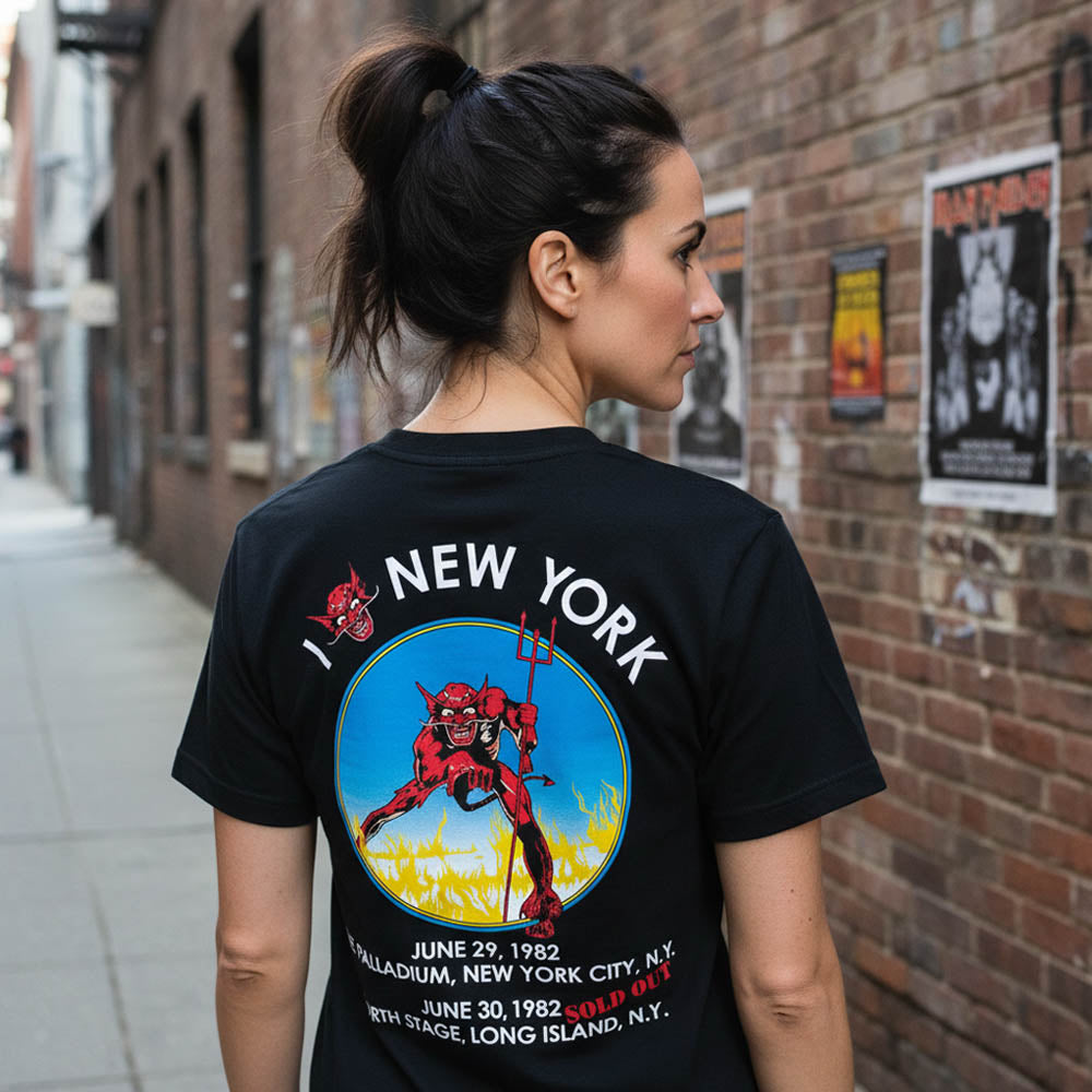 
                  
                    IRON MAIDEN アイアンメイデン (11月 来日 記念 ) - The Beast In New York / バックプリントあり / Tシャツ / メンズ
                  
                
