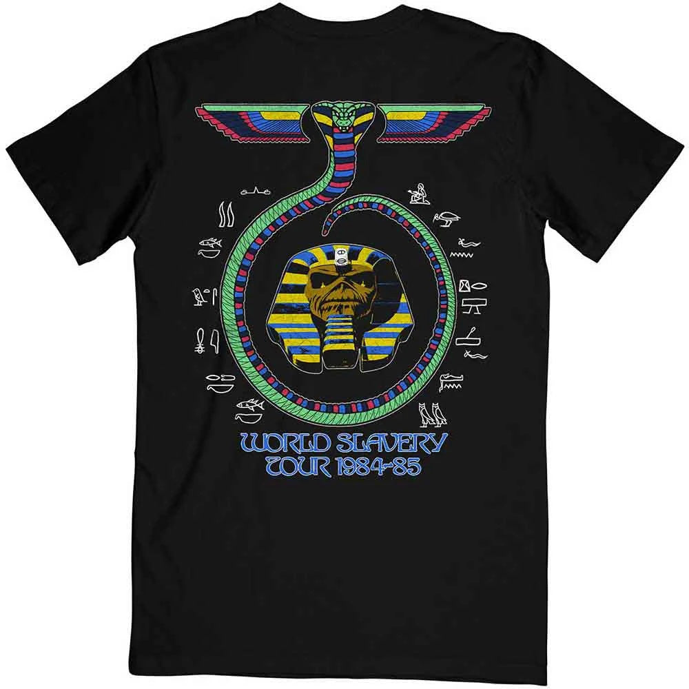 
                  
                    【廃番ラスト販売/特別価格】IRON MAIDEN アイアンメイデン (11月 来日 記念 ) - World Slavery Tour '84 - '85 / バックプリントあり / Tシャツ / メンズ
                  
                
