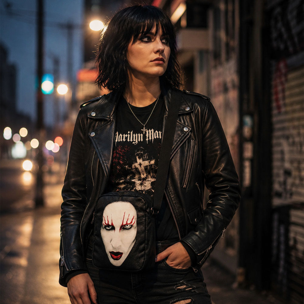 
                  
                    MARILYN MANSON マリリンマンソン - Red Lips / クロスボディバッグ / ショルダーバッグ
                  
                