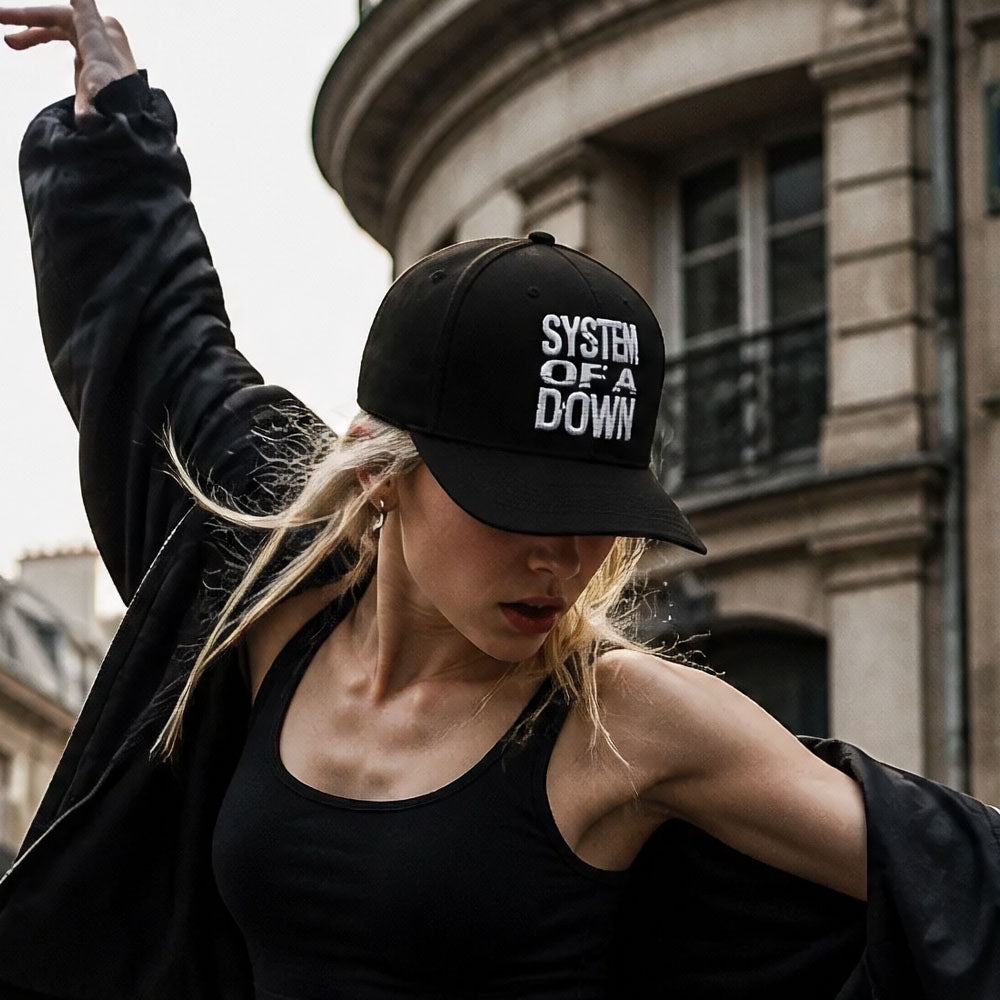 
                  
                    SYSTEM OF A DOWN システムオブアダウン - Stacked Logo / キャップ / メンズ
                  
                
