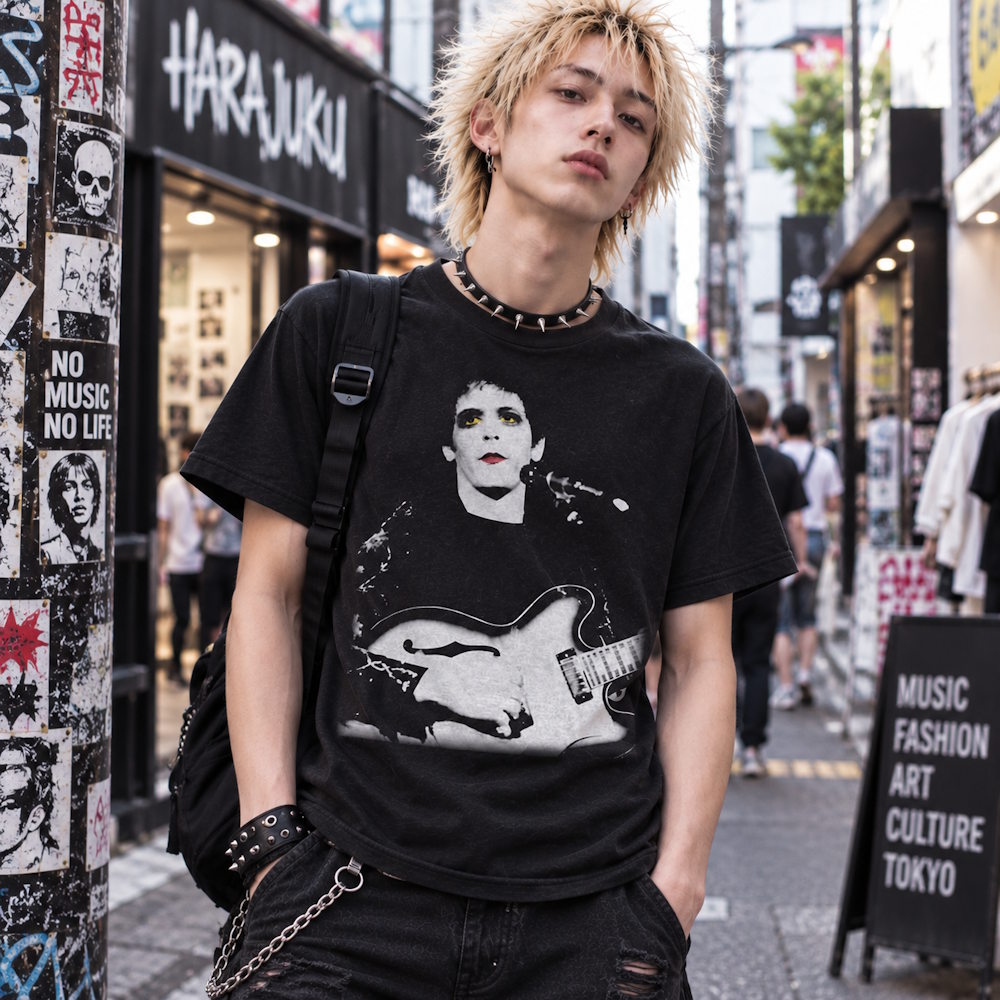 
                  
                    LOU REED ルーリード - Bleached Photo / Tシャツ / メンズ
                  
                