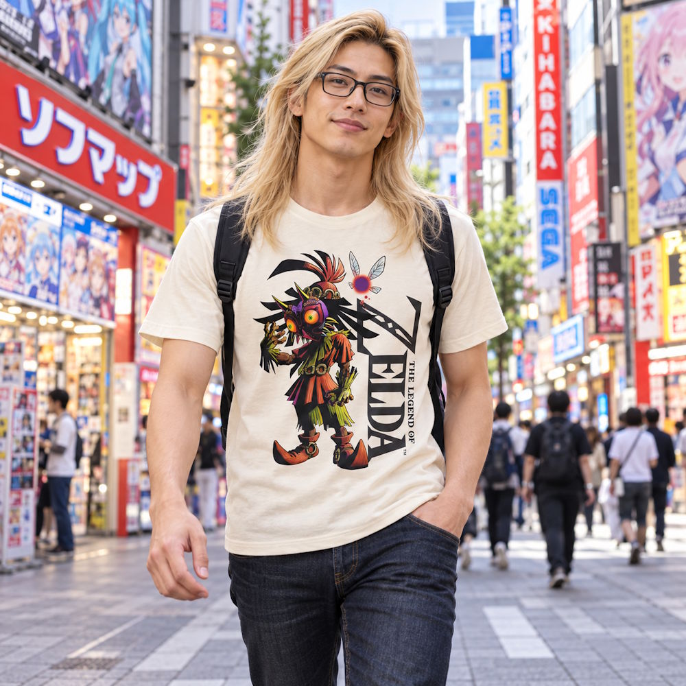 
                  
                    THE LEGEND OF ZELDA ゼルダの伝説 (40周年 ) - Skull Kid / Tシャツ / メンズ
                  
                