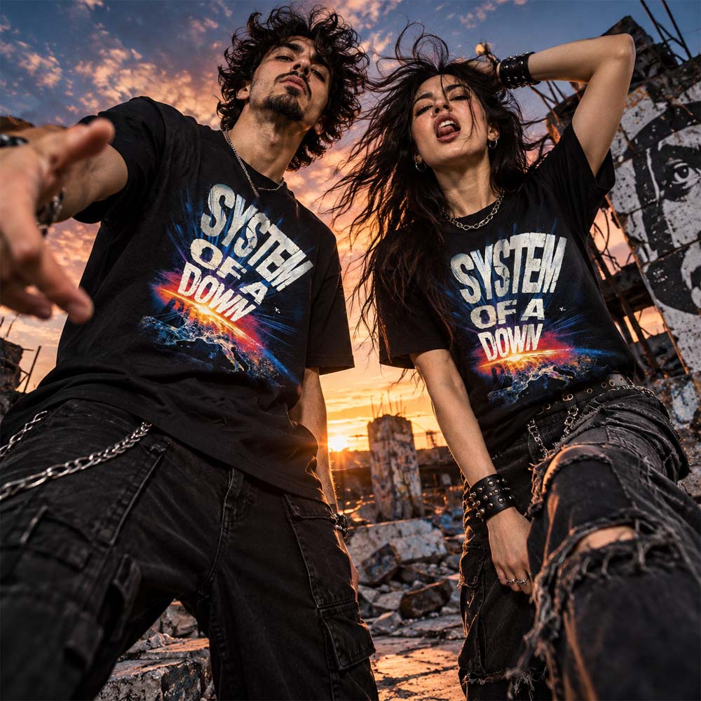 
                  
                    【予約商品】 SYSTEM OF A DOWN システムオブアダウン - Admat Tour '26 / バックプリントあり / ツアー会場限定 / Tシャツ / メンズ
                  
                