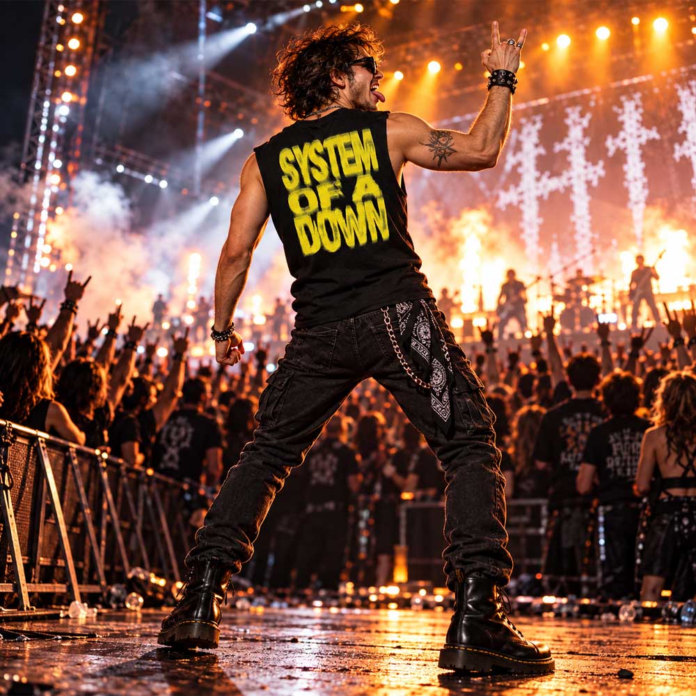 
                  
                    【予約商品】 SYSTEM OF A DOWN システムオブアダウン - Shattered Eyes Tour '26 / バックプリントあり / ツアー会場限定 / タンクトップ / メンズ
                  
                