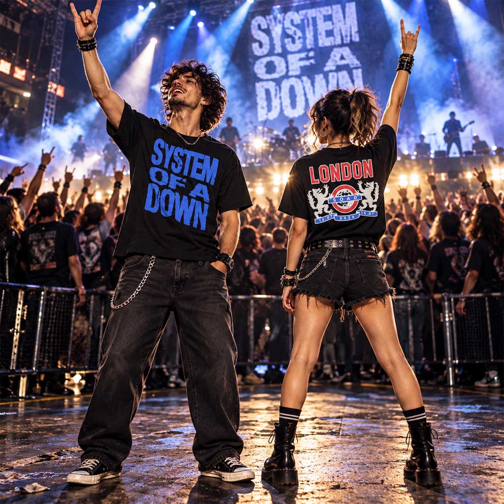 
                  
                    【予約商品】 SYSTEM OF A DOWN システムオブアダウン - London Event Tour '26 / バックプリントあり / ツアー会場限定 / Tシャツ / メンズ
                  
                