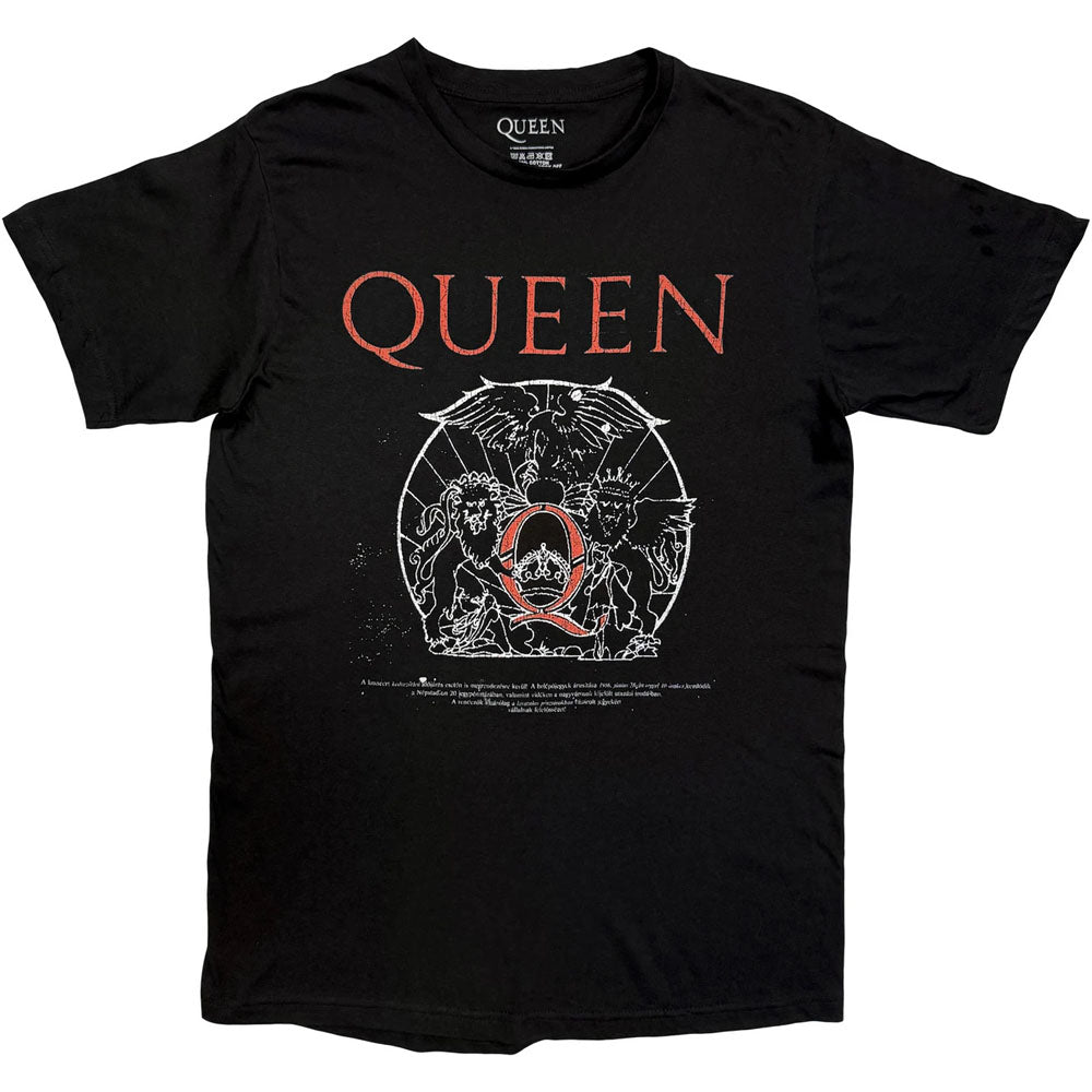 
                  
                    QUEEN クイーン - Budapest Iconic Poster Crest / バックプリントあり / Tシャツ / メンズ
                  
                