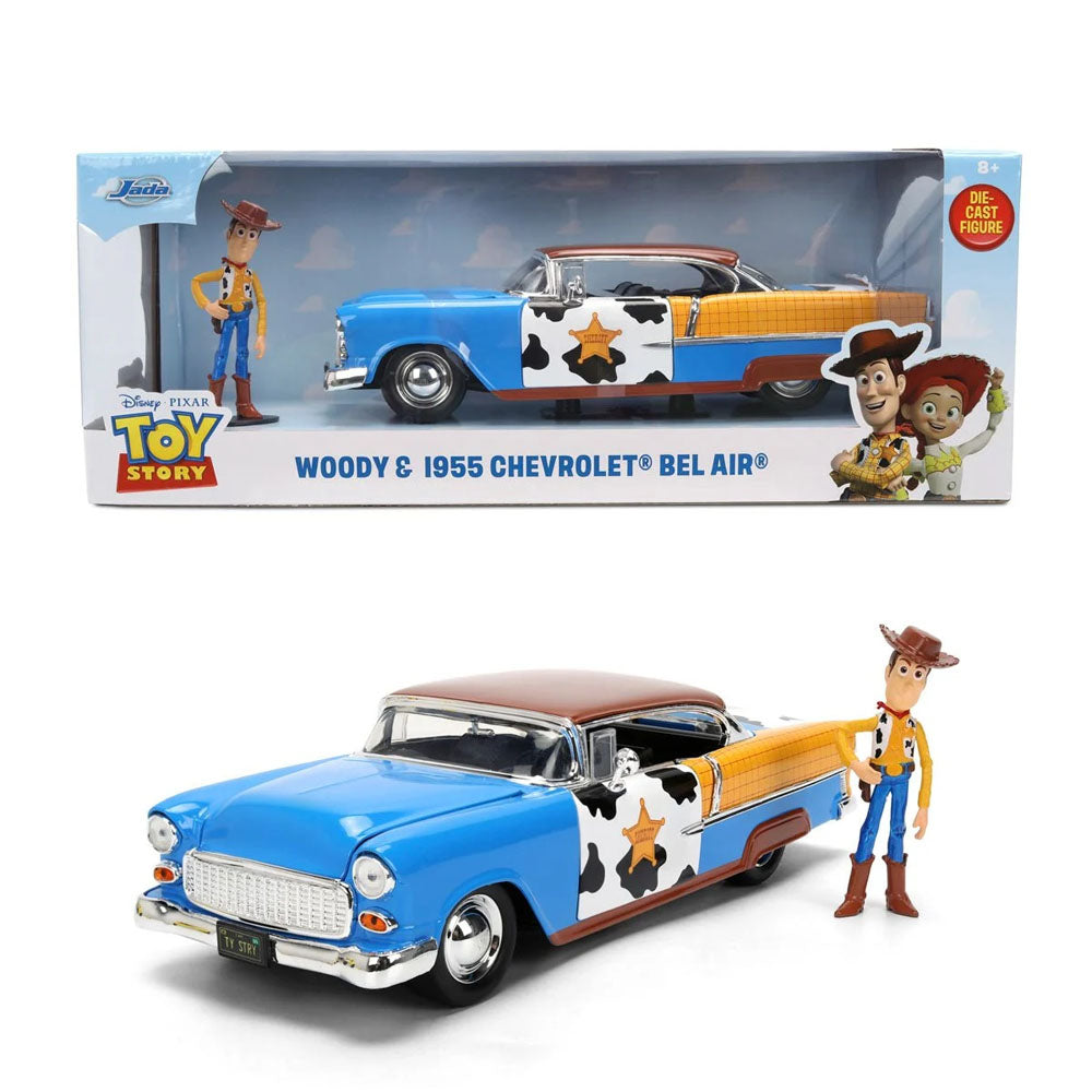 
                  
                    【予約商品】 TOY STORY トイ・ストーリー - Woody & 1955 Chevrolet Bel Air 1:24 Scale Die-Cast Metal Vehicle with Woody Figure / フィギュア・人形
                  
                