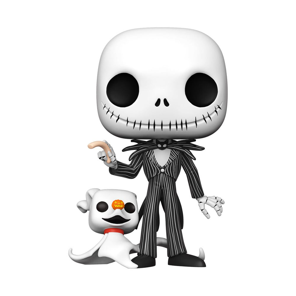 NIGHTMARE BEFORE CHRISTMAS - Jack Skellington with Zero 10-Inch Funko Pop! Vinyl Figure