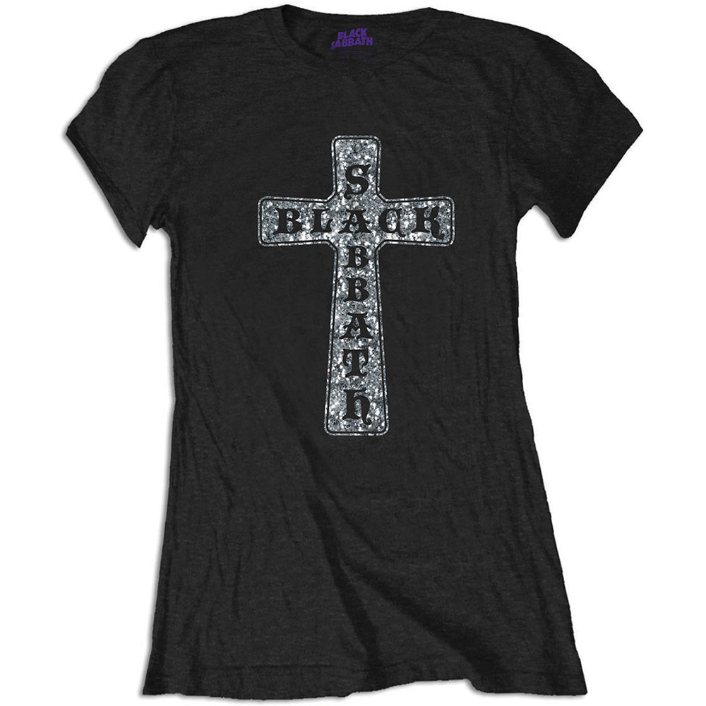 
                  
                    BLACK SABBATH ブラックサバス (OZZY OSBOURNE 追悼 ) - CROSS / Diamante（ブランド） / Tシャツ / レディース
                  
                