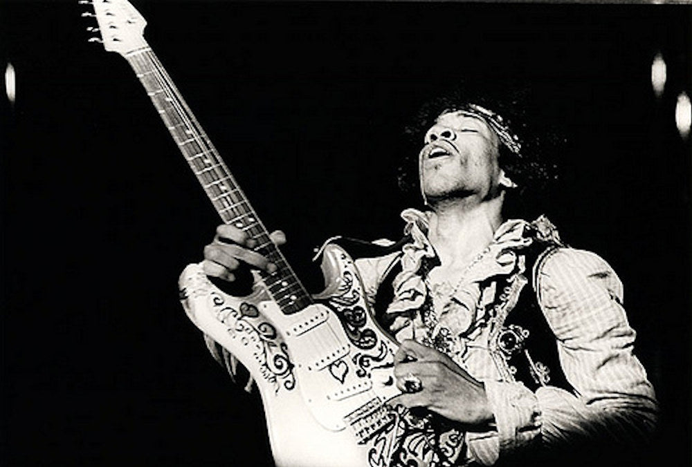 
                  
                    JIMI HENDRIX ジミヘンドリックス (追悼 55年 ) - 50周年記念限定モデル Fender Strat Monterey 50th Guitar Model / ミニチュア楽器
                  
                