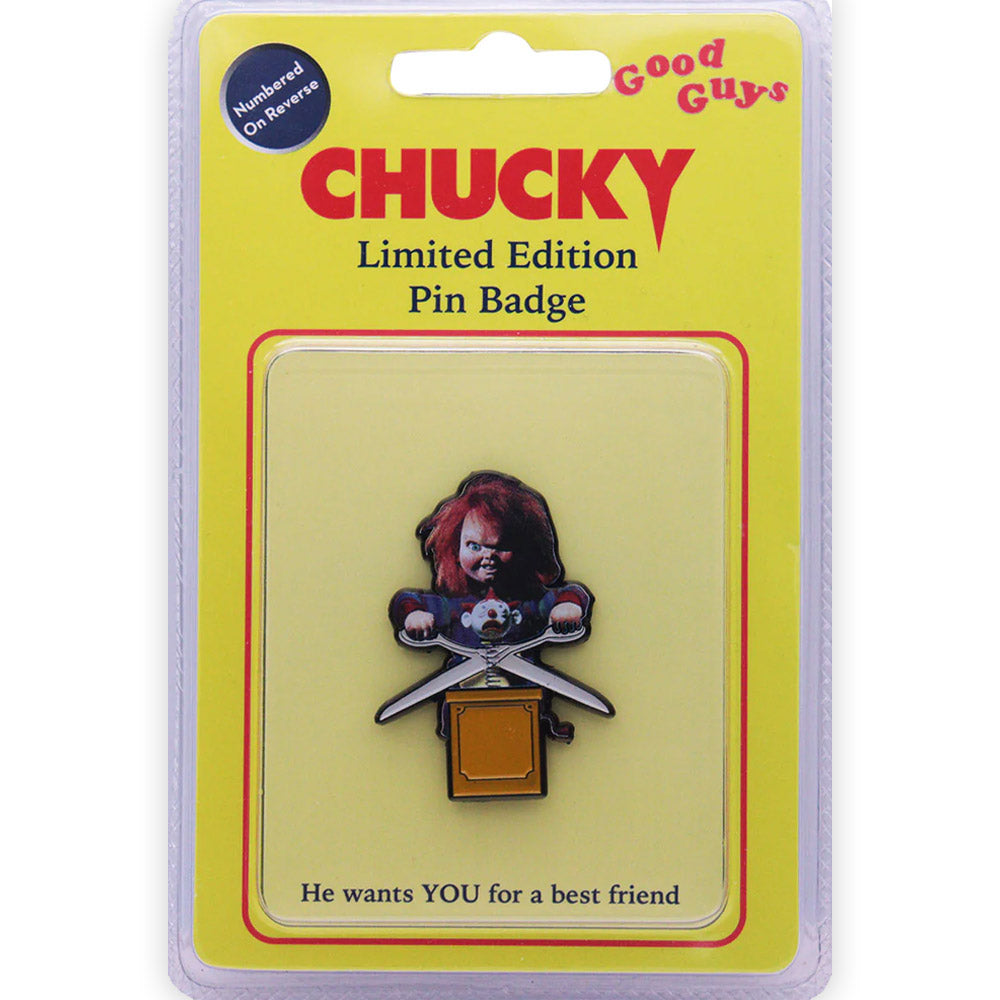 
                  
                    CHILD'S PLAY チャイルドプレイ - Chucky Limited Edition Pin Badge / バッジ
                  
                